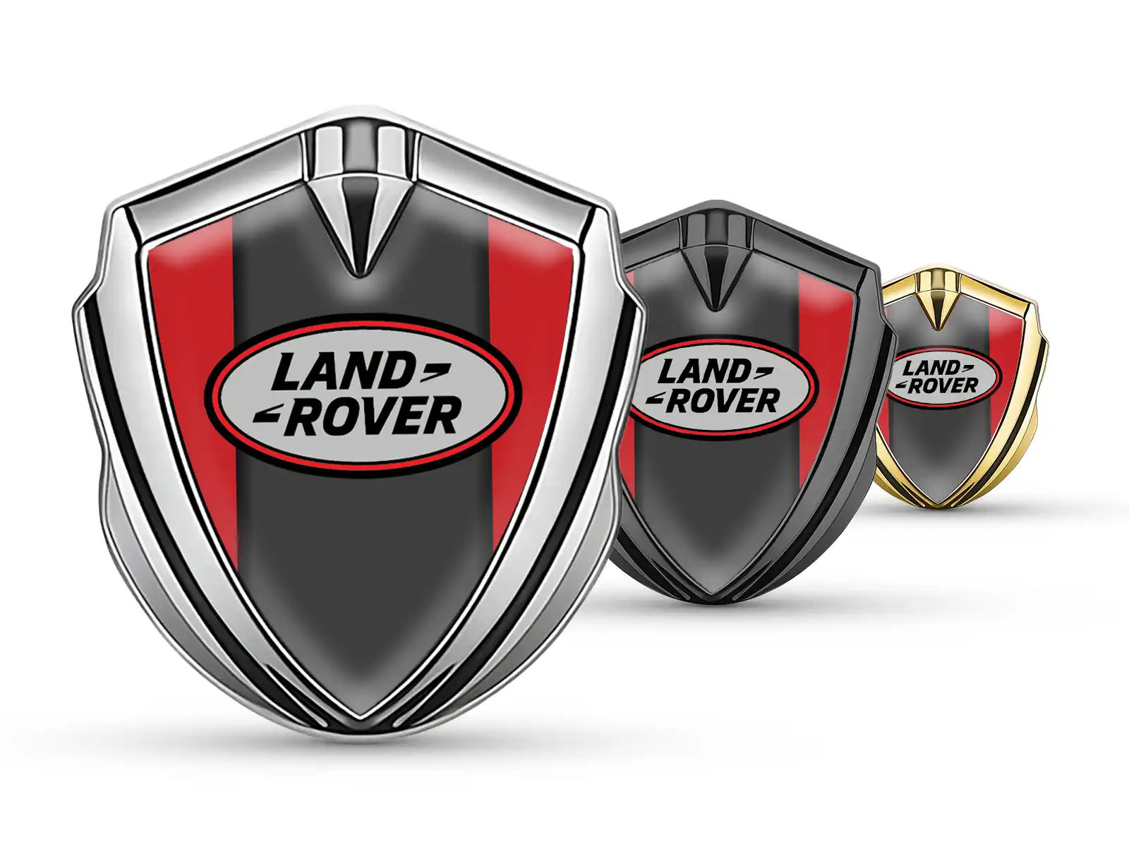 Land Rover Voiture Badges Moderne Look Haut Gamme Métal Style